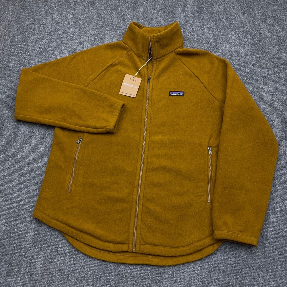 NEW Patagonia Classic Microdini Jacket Women's M Shelter Brown Full Zip Fleece
